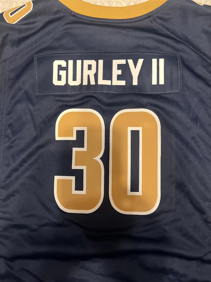 Camiseta deportiva para mujer Todd Gurley #30 Nike NFL Los Angeles Rams - talla grande Foto 3 de 4