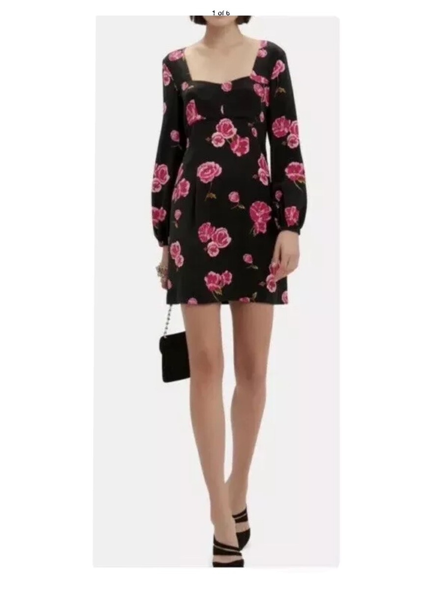 intermix pink floral dress Intermix