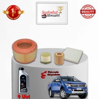 Set Service 4 Filter Und ÖL Ford Ranger 2.2 Tdci 110KW 150CV Von 2011-