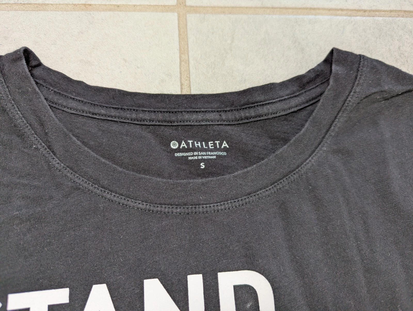 athleta stand up stand together graphic daily tee 