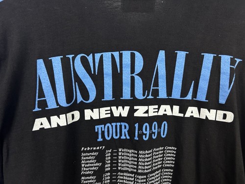 Cliff Richard Australia New Zealand Tour 1990 Vintage shirt single stitch medium - Picture 8 of 9