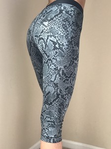 nike white snakeskin leggings