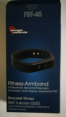 Fitness-Armband mit Bluetooth, Benachrichtigung, Pulsmesser, OLED