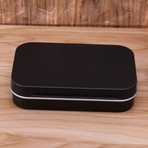 Storage Box Small Jewelry Candy Coin for Key Tin Black Gifts Seal - Picture 3 of 8