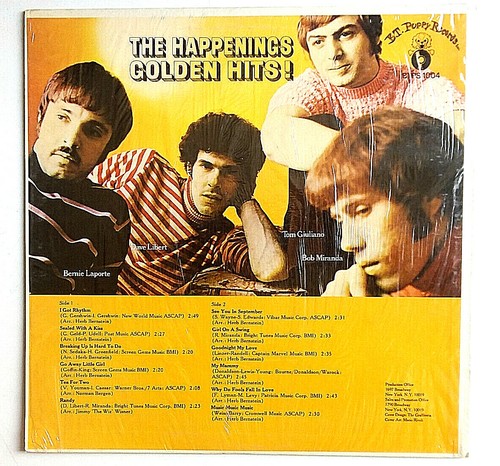THE HAPPENINGS - Golden Hits Vinyl LP 1968 BTPS 1004 ORIGINAL SHRINK - Picture 2 of 6