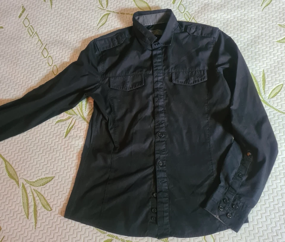 Chemise noire Bonobo Jeans Taille S pour homme comme neuve - Photo 2/4