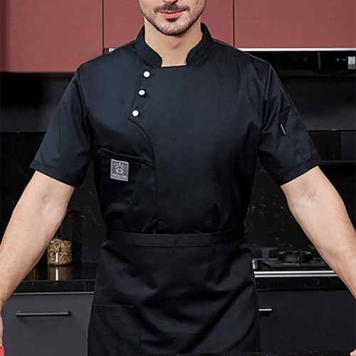 Breathable Uniform Quick Dry Chef Uniform Unisex Catering Restaurant Chef Shirt