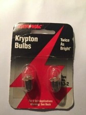 Lot of 2 RAYOVAC KRYPTON BULBS - Flashlight Bulbs  K2-2  NEW IN BOX 