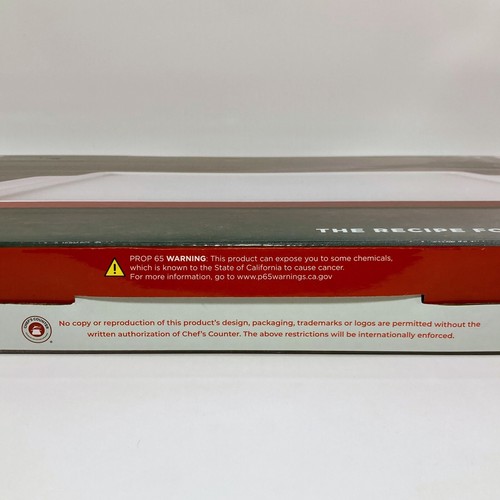 Hoja de galletas de gres rojo Chef's Counter 10,5""x17,9"" nueva en caja - Imagen 5 de 5