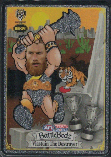 2020 AFL TEAMCOACH GLITTER FOOTY BATTLEBODZ; Individual Card Sale. - Bild 12 von 14