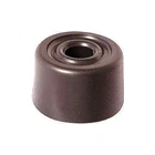 10 X BLACK PVC FLOOR MOUNTED DOOR STOP STOPPER ROUND RUBBER STYLE