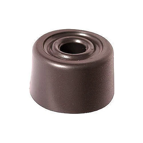 10 X BLACK PVC FLOOR MOUNTED DOOR STOP STOPPER ROUND RUBBER STYLE