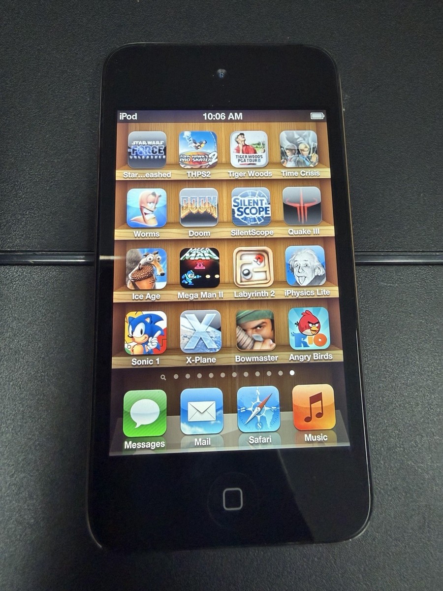 Apple iPod touch 4th 32gb 160 Retro Games Voltron Resident Evil