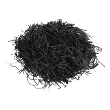 4Pcs 0.9LB/400g Raffia Paper Shreds Confetti Filler, Black