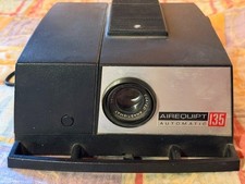 Airequipt 135 Desktop 2x2 Slide Projector Black 4" 3.5 Lumimag Table Top