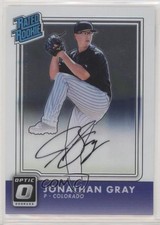 2016 Panini Donruss Optic Rated Rookies Signatures Jon Gray Jonathan Auto s3g