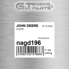 NAGD196 COVER fits JOHN DEERE (New OEM Open Box)
