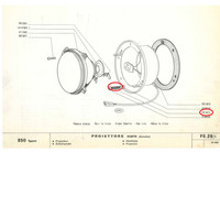 Originale Vorderradfeder Fiat 850 Sport OE 9913873