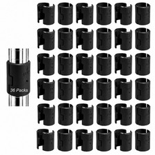 72Pcs 3/4 Inch Wire Shelf Clips, Shelving Split Sleeves, 0.75 Inch Wire Rack Pla