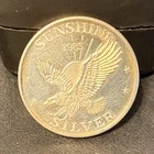 1985 Sunshine Mining Silver Round – 1 oz .999 Fine Silver – Vintage