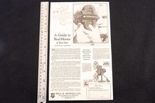 Antique 1927 Bell Howell Filmo Camera Magazine Advertisement 7 1/2 x 12 1/4''