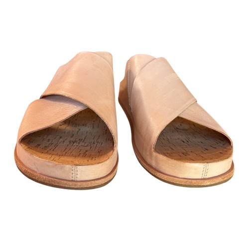 Kork-Ease Pale Beige Tutsi Cross-Band Slides Minimalist Comfort Classic size 11 - Picture 4 of 15
