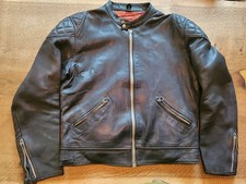 1970's Highwayman (Lewis Leathers)  "Cafe Racer" Biker Jacket - 42 Blue
