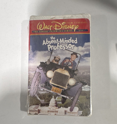 Walt Disney Home Video The Absent-Minded Professor VHS Comedy G 1961