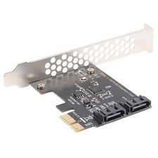 PCIe PCI Express to SATA3.0 2-Port  III 6G Expansion Controller Card6345