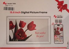 15.6-Inch Digital Smart Picture Frame with WiFi, HD IPS Screen, 64GB Storage