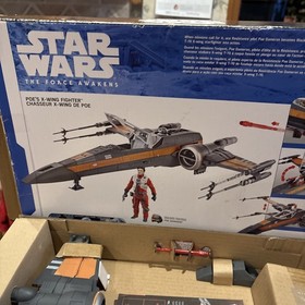 Disney Lego Star Wars Poe X-wing Fighter, Complete W/ Rockets, & Poe
