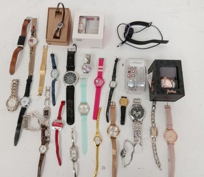 30 x Wristwatch Bundle Philip Mercier Swatch Timor Pierre Cardin Sekonda Job Lot