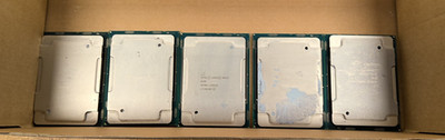 LOT OF 5 Intel Xeon Gold 6138 2.0 GHz 20 Cores SR3B5 CPU