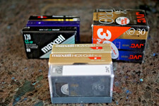 Lot Of 9 VHS Camcorder Tapes 6 VHS-C, 4 P -120.READ.