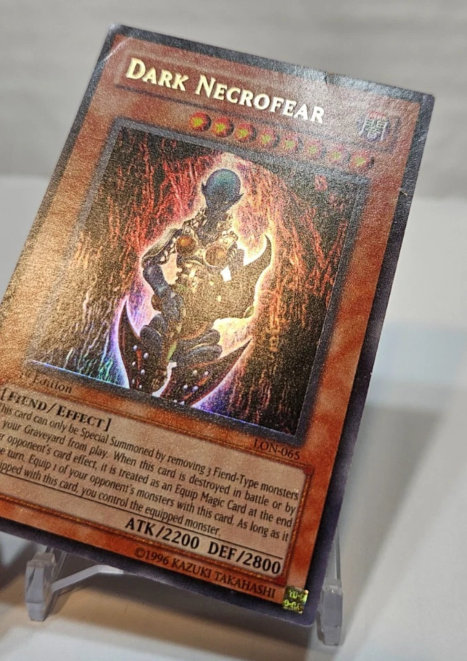Dark Necrofear LON-065 Ultra Rare 1st Edition Yugioh 154 - Image 3 of 4