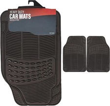 FOR CITROEN C3 - FRONT PAIR OF HEAVY DUTY RUBBER CAR MATS
