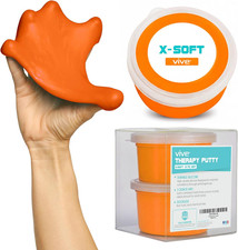 Therapy Putty for Adults Hand Strengthening 2 Pack Occupational Stress Relief