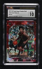2019-20 NBA Hoops Premium Stock Red Cracked Ice Prizm Kevin Porter Jr CSG 10 zb3