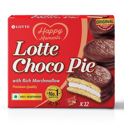 Lotte Choco Pie -12 units 336g (Free Delivery 7-10 days)
