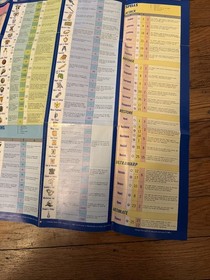 World of Dragon Warrior II (2) Map Poster Insert Video Game Nintendo NES Vintage