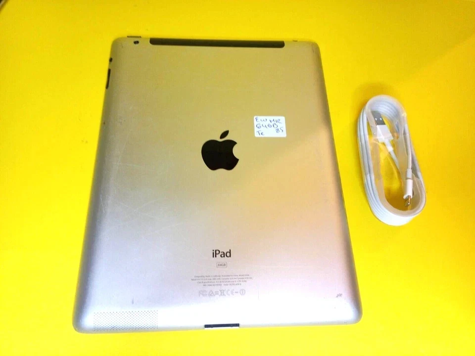 FULLY WORKING IPAD 2 A1396 64GB UNLOCKED CELLULAR/WIFI TABLET IOS 9.7" SILVER - Image 2 of 4