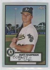 2021 Topps Chrome Platinum Anniversary Refractor Matt Chapman #175 2qw