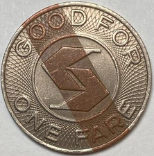 Southeastern Pennsylvania Transportation Co Transit Token Interesting With Strip