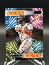 2023 Topps Stadium Club Ronald Acuna Jr.  Beam Team Black /25 SSP BRAVES