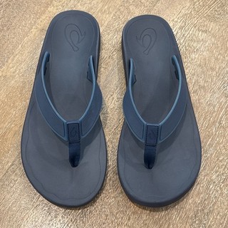 Olukai Koko'o Men's Blue Flip Flops Sandals Size 11