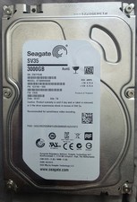 Seagate SV35 3000GB (3TB) Internal Hard Disk Drive (HDD).