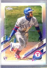 2021 Topps Chrome Anderson Tejeda Refractor RC #184 Rangers