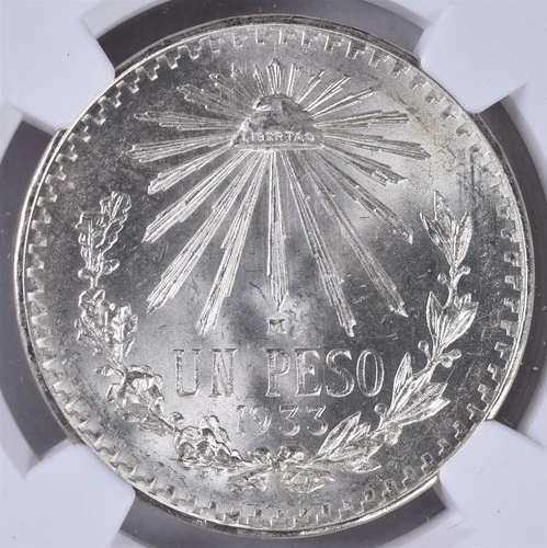 1926 M Mexico Peso - NGC MS64
