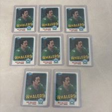 Lot Of 8 1981 Topps Hockey East #108 Rick MacLeish Hartford Whalers