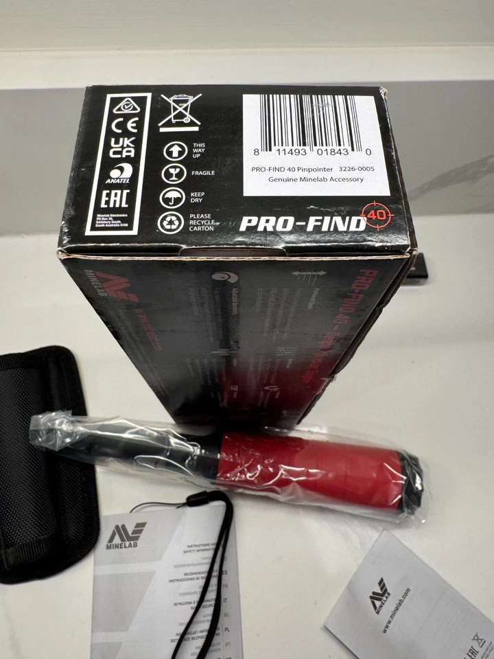 Minelab Pro-Find 40 Pinpointer - 3226-0005 Waterproof Metal Detector - Image 2 of 4